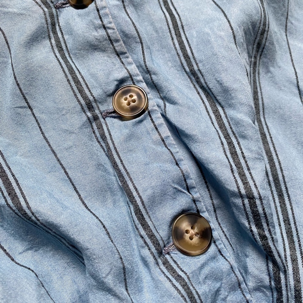 HARPER Boutique Style Women’s Top Blouse Shirt with Buttons Long Sleeve Medium - Picture 6 of 10